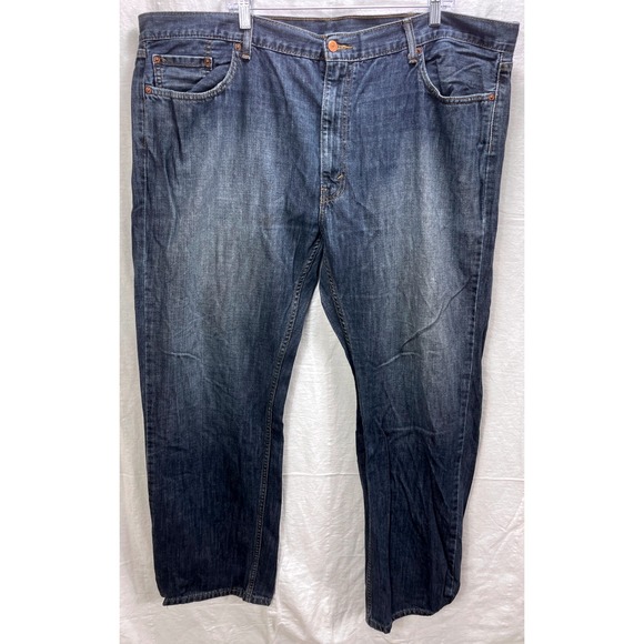 Levi's 559 Relaxed Straight Leg Jeans Mens W44 L32 Blue Denim - Picture 1 of 8